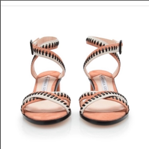 BLUE Andrea Gomez Bea suede block heels - Picture 3 of 8